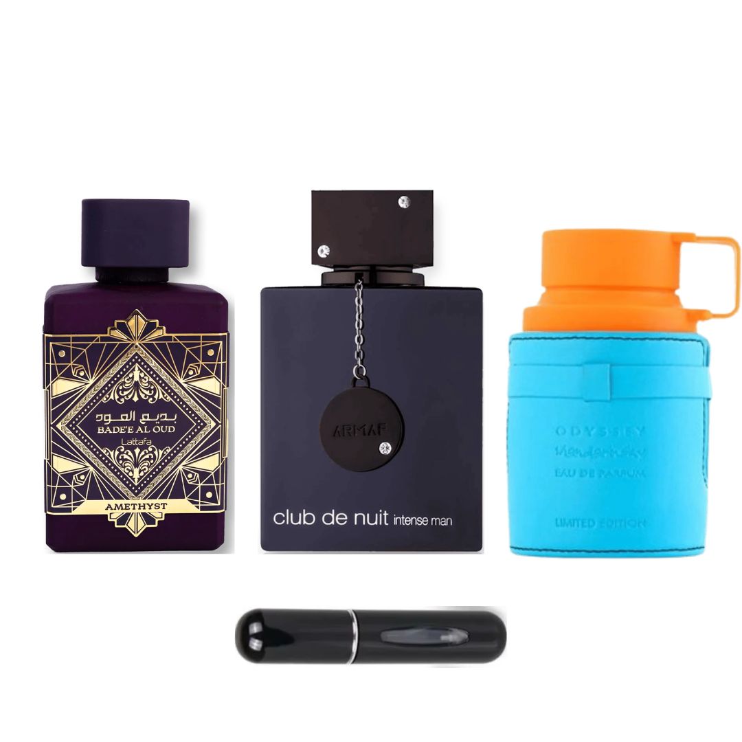 AMETHYSTA+CLUBTHENUIT+MANDARINSKY+PERFUM